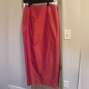 100% Silk Maxi Skirt-Chetta B Evening-Sherrie Bloom Peter Noviello-Slit
